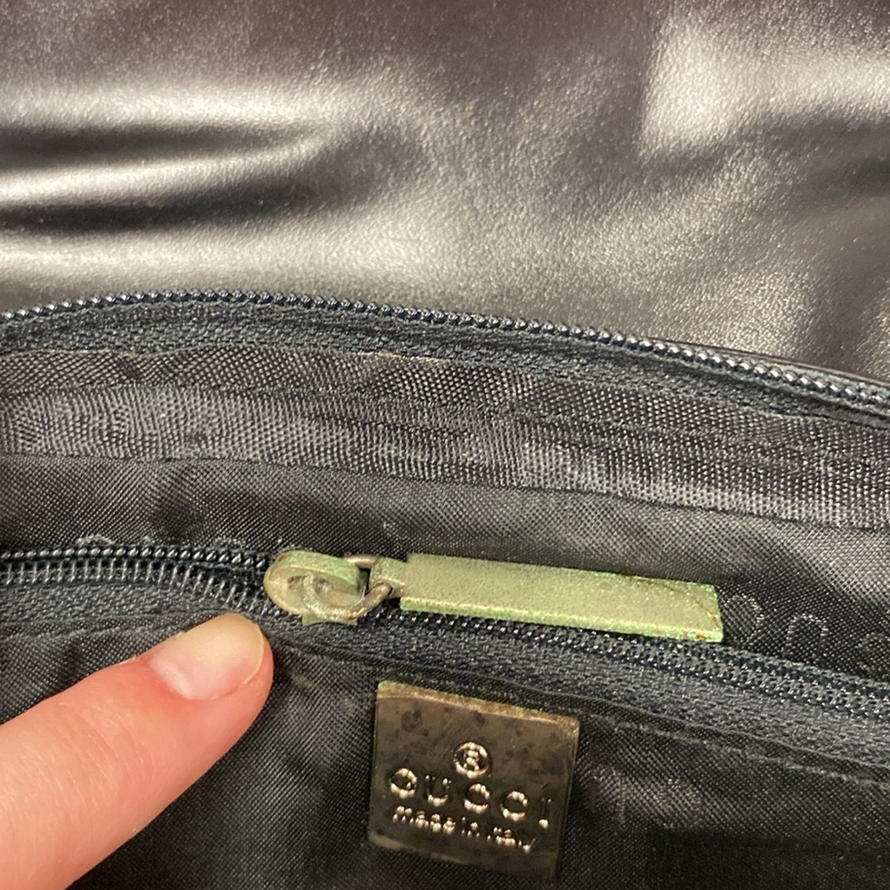 Gucci brand clutch. Color: black - Picture 7 of 8